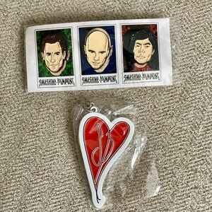 Smashing Pumpkins Lapel Pins and Keychain